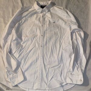 hollister epic flex stretch shirt Men’s Size XL White